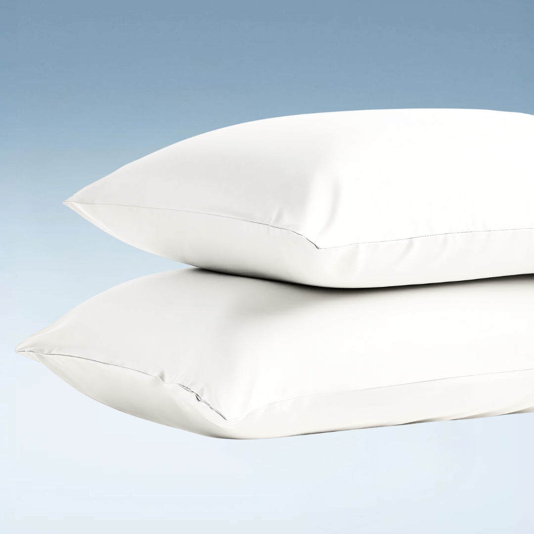 Hvitt Bambus Hotellputetrekk