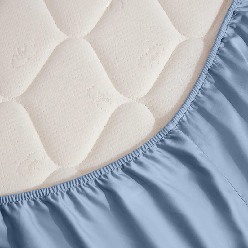 Himmelblå bambusplade