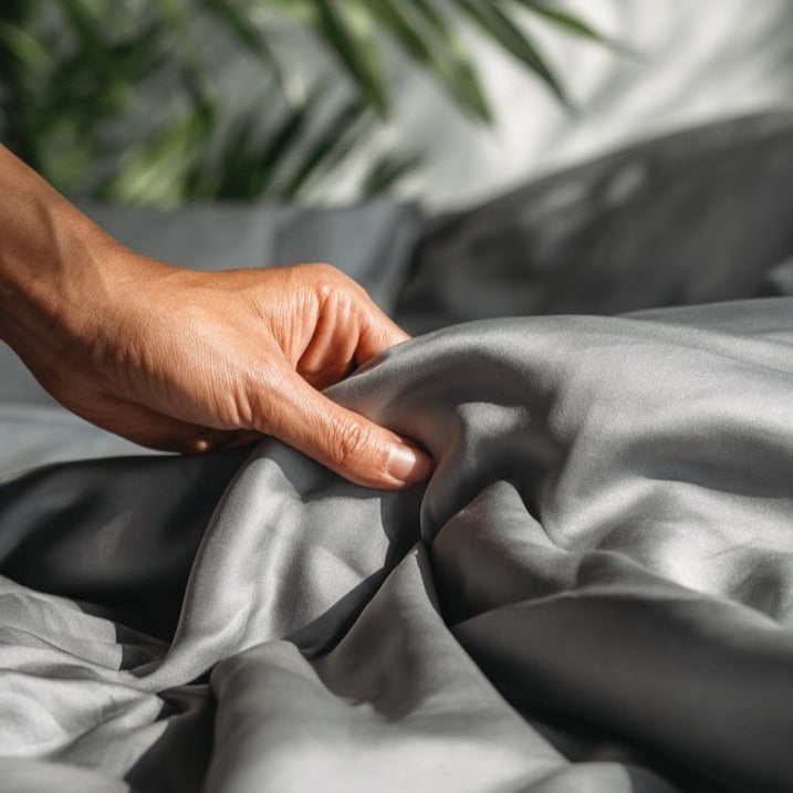 Gråt Bambus Sengetøj