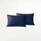 Marineblåt Bambus Pudebetræk