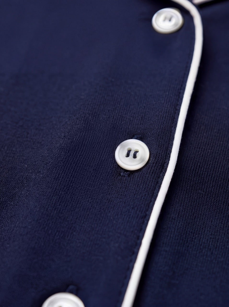 Marineblå Bambus Pyjamas