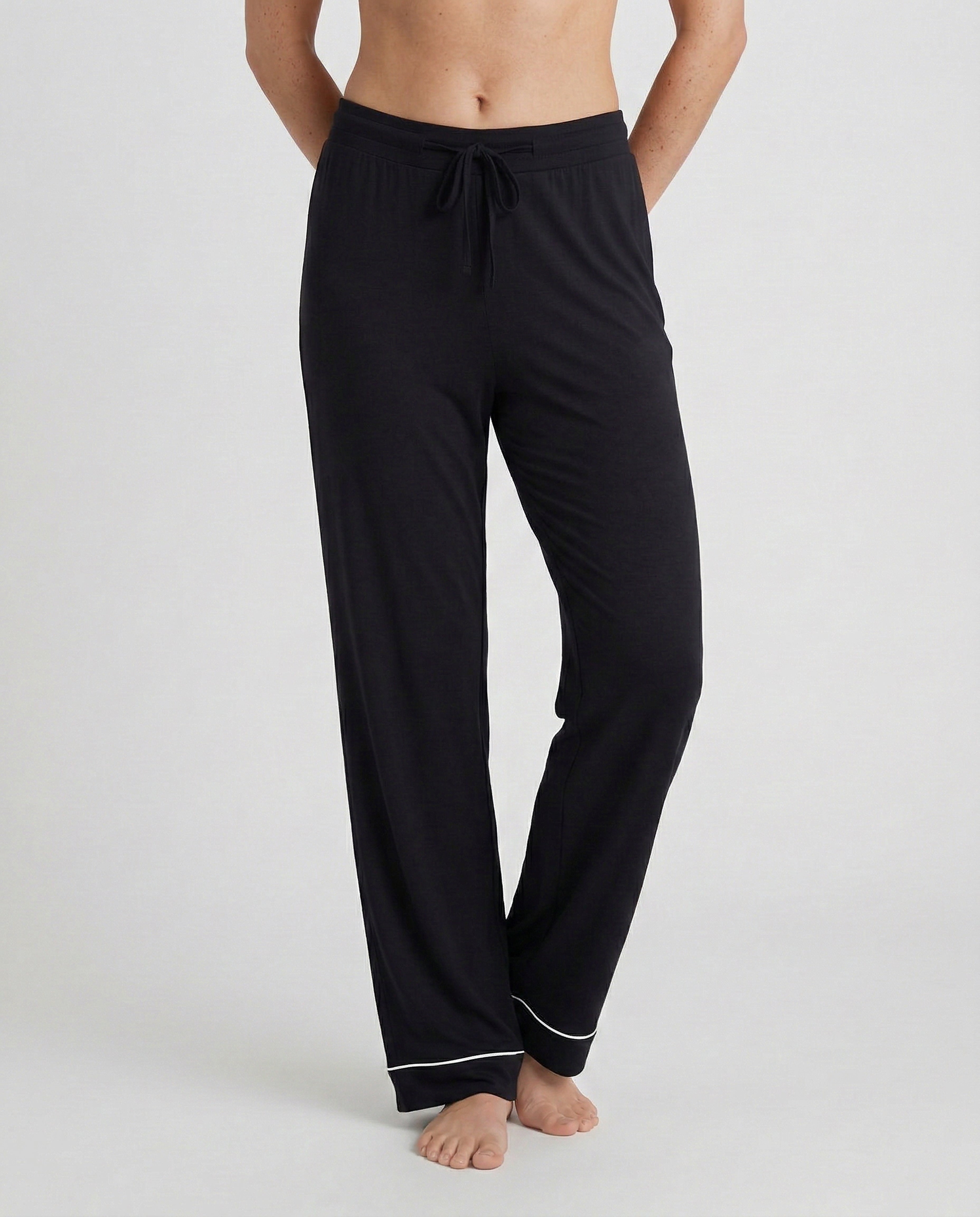 Svart Bambus Pysjamas