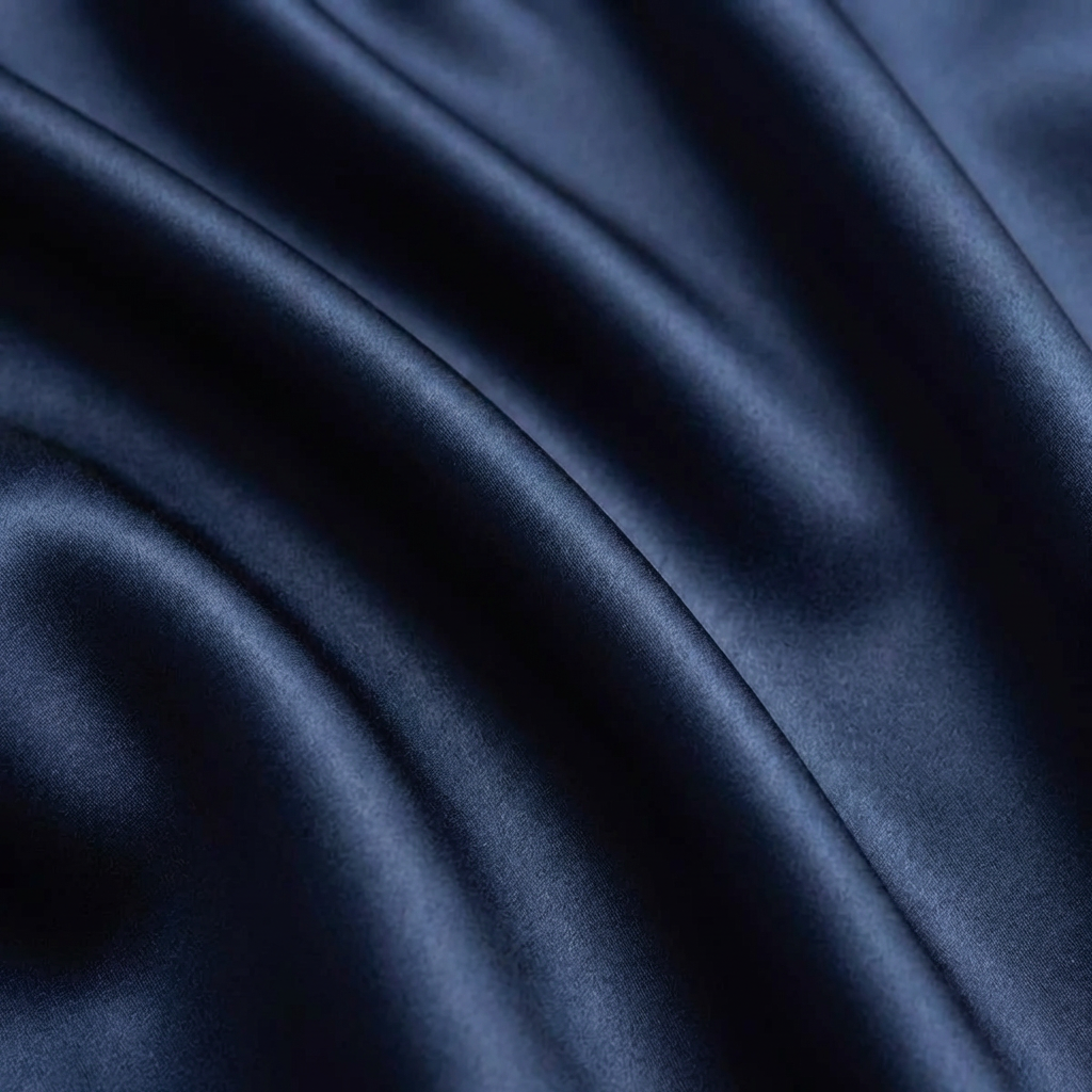 Marineblå Bambus Sengesæt